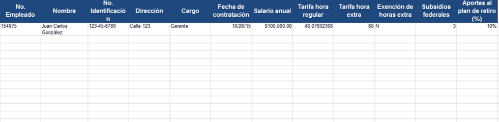 Plantillas gratis de Recursos Humanos en Excel